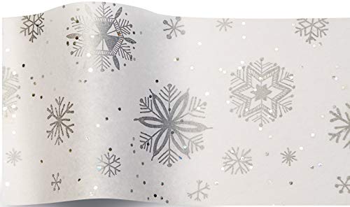 Suttons wrap Geschenkpapier mit Diamant-Schneeflocken, Silber, 5 Bögen Suttons wrap Geschenkpapier mit Diamant-Schneeflocken, Silber, 5 Bögen von Suttons wrap