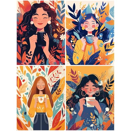 4er Diamond Painting Kinder Cartoon 20x30 cm 5D Diamond Painting Set für Mädchen 6 DIY Mosaikherstellung Basteln Erwachsene Frauen, Niedlich Diamonds für Wohnzimmer, Schlafzimmer, Dekoration S167-Y 4er Diamond Painting Kinder Cartoon 20x30 cm 5D Diamond Painting Set für Mädchen 6 DIY Mosaikherstellung Basteln Erwachsene Frauen, Niedlich Diamonds für Wohnzimmer, Schlafzimmer, Dekoration S167-Y von Suuiizaa