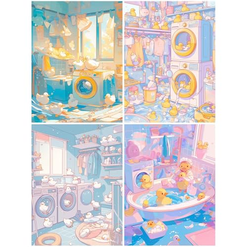4er Diamond Painting Kinder Vertr 50x60 cm 5D Diamond Painting Set für Mädchen 6 8 10 DIY Mosaikherstellung Basteln Erwachsene Frauen, Cartoon Diamonds für Wohnzimmer, Schlafzimmer, Dekoration S31-Y 4er Diamond Painting Kinder Vertr 50x60 cm 5D Diamond Painting Set für Mädchen 6 8 10 DIY Mosaikherstellung Basteln Erwachsene Frauen, Cartoon Diamonds für Wohnzimmer, Schlafzimmer, Dekoration S31-Y von Suuiizaa