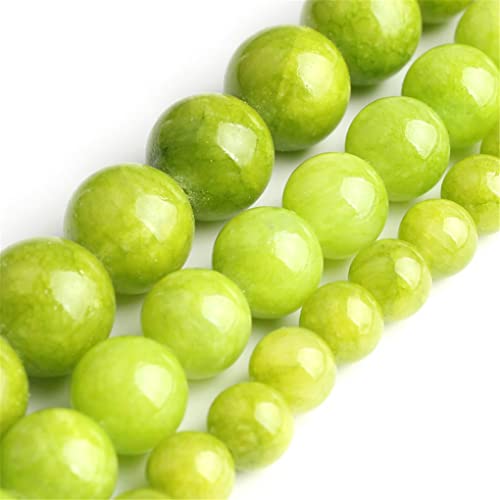 Suvoiier GN Steinperlen, Jade, Runde Perlen Für Die Schmuckherstellung, 38,1 cm, DIY-Armbandschmuck Suvoiier GN Steinperlen, Jade, Runde Perlen Für Die Schmuckherstellung, 38,1 cm, DIY-Armbandschmuck von Suvoiier