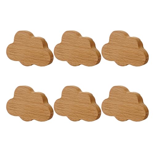 Suwooy Kinder Schrankgriffe Aus Holz,6 Stück Möbelgriffe,Stern Mond Wolken Schubladengriffe,Kleiderschrank Türgriff,Handgriff Mit Schrauben,Griffe Küche, Clouds Suwooy Kinder Schrankgriffe Aus Holz,6 Stück Möbelgriffe,Stern Mond Wolken Schubladengriffe,Kleiderschrank Türgriff,Handgriff Mit Schrauben,Griffe Küche, Clouds von Suwooy