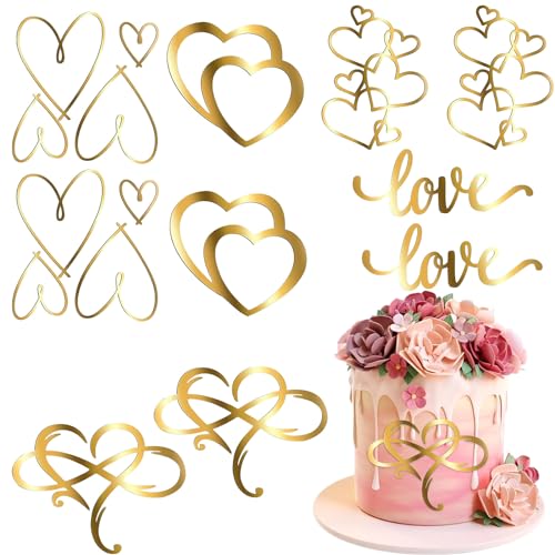 Acryl-Kuchenaufsätze, 10 Satz minimalistische goldene Liebesherz, Kuchendekoration, minimalistische Kuchendekorationen für Valentinstag Kuchendekoration, Hochzeits-Partyzubehör Acryl-Kuchenaufsätze, 10 Satz minimalistische goldene Liebesherz, Kuchendekoration, minimalistische Kuchendekorationen für Valentinstag Kuchendekoration, Hochzeits-Partyzubehör von Suxgumoe
