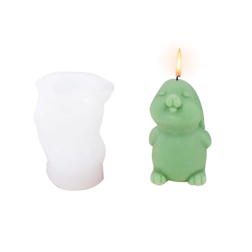 Ostern Kaninchen Silikonformen, 3D Silikonformen Gießformen Osterhase, Hase Ostern Kerzengießformen for DIY Kerzen Sojawachs Kerzen Handwerk (Kaninchen) Ostern Kaninchen Silikonformen, 3D Silikonformen Gießformen Osterhase, Hase Ostern Kerzengießformen for DIY Kerzen Sojawachs Kerzen Handwerk (Kaninchen) von Suxgumoe