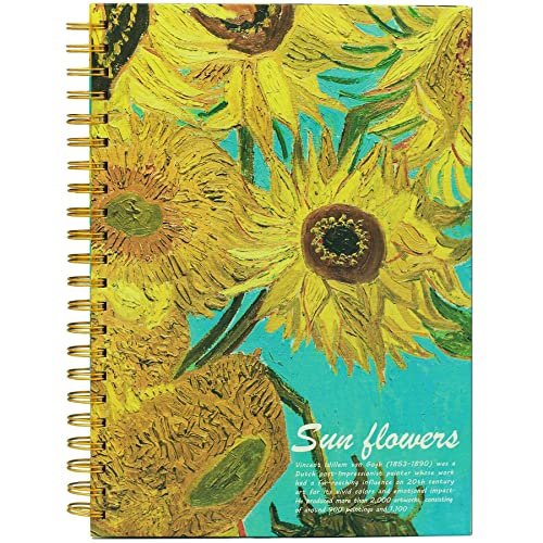 Van Gogh Mixed Media Skizzenbuch, A4, Spiralbindung, 1 Packung, 60 Blatt (160 g/m²), säurefreies Kunst-Skizzenbuch, Skizzieren, Zeichnen, Malen, dickes Papier für Kinder, Erwachsene, Anfänger, von SuyuanArt