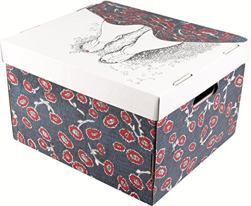Suzie Q 32 x 28 x 20 cm Faltbare Box mit Deckel von Clairefontaine
