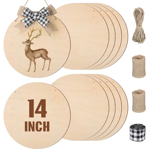 Suzile Runde Holzkreise zum Basteln, unlackiert, blanko, Holzkreise zum Basteln, runde Scheiben für DIY, Weihnachten, Heimdekoration, Malerei, 2 mm dick, 10 Stück Suzile Runde Holzkreise zum Basteln, unlackiert, blanko, Holzkreise zum Basteln, runde Scheiben für DIY, Weihnachten, Heimdekoration, Malerei, 2 mm dick, 10 Stück von Suzile