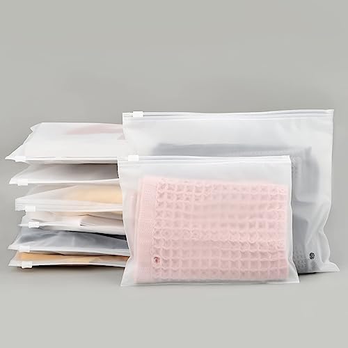 Svaldo Mattierte transparente Plastiktüten wiederverschließbare Polybeutel für Verpackung, T-Shirts, 3 mm mit Belüftungslöchern Svaldo Mattierte transparente Plastiktüten wiederverschließbare Polybeutel für Verpackung, T-Shirts, 3 mm mit Belüftungslöchern von Svaldo
