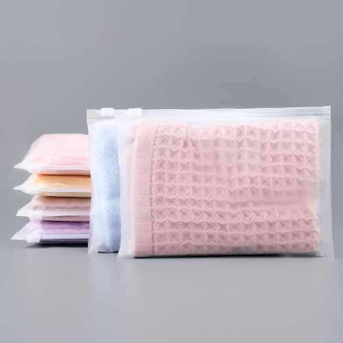 Svaldo Zip Beutel Klein, 100 Stück 20 * 14cm Kleiderbeutel, Zip Beutel Reisetasche, Wiederverschließbare und Wasserdichte, für Kleidung, Schreibwaren (Ohne Entlüftungsöffnungen) von Svaldo