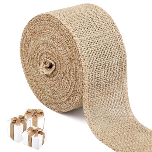 10 Meter Burlap Band, 6cm Breit Juteband, Vintage-Juteband für DIY, Weich Sackleinen Band, Vintage Geschenkband 10 Meter Burlap Band, 6cm Breit Juteband, Vintage-Juteband für DIY, Weich Sackleinen Band, Vintage Geschenkband von Svalor