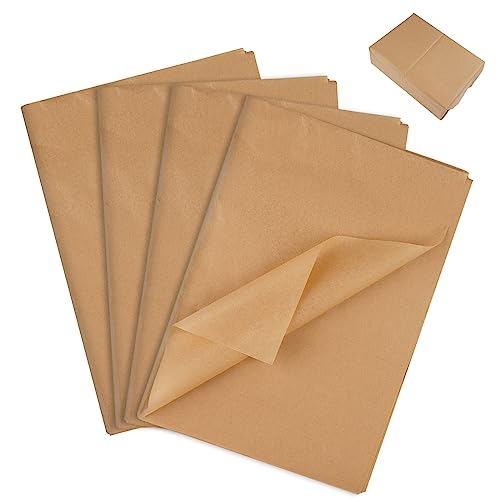 100 Blatt Seidenpapier, Khaki, 35 x 50 cm, Geschenkpapier, Seidenpapier, für DIY und kreative Hobbys von Svalor