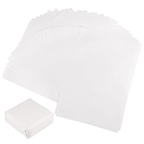 Seidenpapier, Weiß, 60 Blatt, 21 x 30 cm, Seidenpapier, für DIY von Svalor