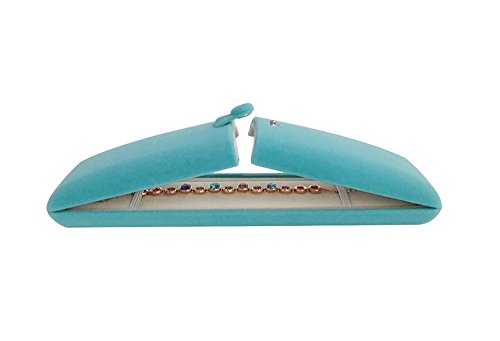 Svea Display Schmuckkästchen aus hochwertigem Aqua-Samt, für Halsketten, Armbänder, Uhren, Präsentationsverpackung, Etui, Anhänger Svea Display Schmuckkästchen aus hochwertigem Aqua-Samt, für Halsketten, Armbänder, Uhren, Präsentationsverpackung, Etui, Anhänger von Svea Display