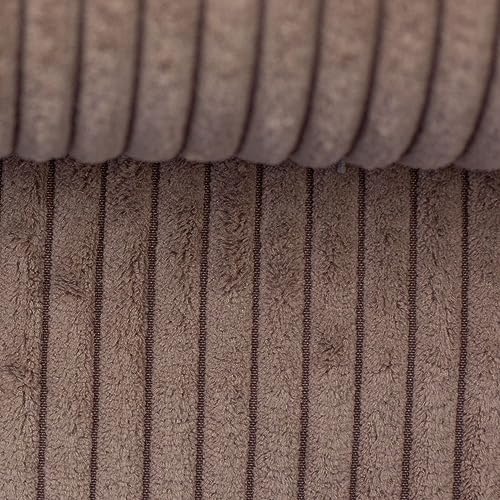Polsterstoff Möbelstoff Cord-Samt Taschenstoff WANJA | grob gerippt | Abriebfestigkeit >90.000 Zyklen | 17 Farben (Rose) von Swafing