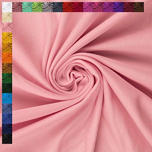 Sweatstoff Eike von Swafing, angeraut, rosa, STANDARD 100 by OEKO-TEX (50cm x 155cm) von Swafing