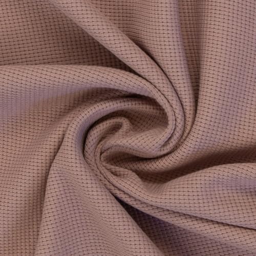 Waffeljersey | Waffelstrickjersey von Swafing | 100% Baumwolle | Farbpalette 2024/2025 | für Bekleidung | Meterware | ab 50 cm (altrosa 433) von Swafing
