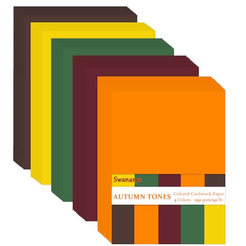 Herbstkarton, A4-Format, 250 g/m², schwerer Karton für Drucker, Kartenherstellung, Bastelarbeiten, Scrapbooking Herbstkarton, A4-Format, 250 g/m², schwerer Karton für Drucker, Kartenherstellung, Bastelarbeiten, Scrapbooking von Swanaryo
