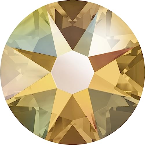 100 Stück SWAROVSKI® Kristalle 2088 ohne Kleber SS16 (ca. 3.9mm) Topaz Ab von Swarovski