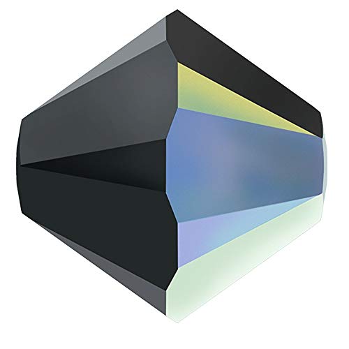 15 Original Swarovski-Kristalle 4 mm 5301-5328 280 AB Jet schwarz 15 Original Swarovski-Kristalle 4 mm 5301-5328 280 AB Jet schwarz von Swarovski