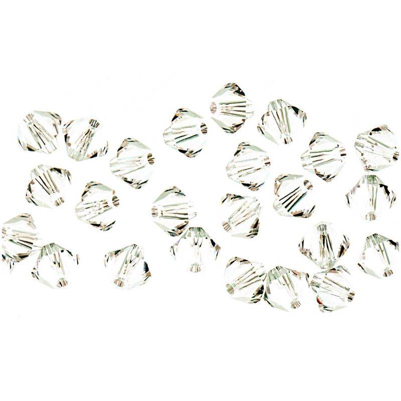 Glasschliff-Perle crystal 4mm 25 Stück von Rico Design