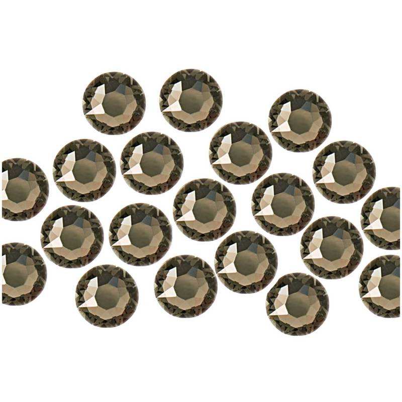 Hot Fix Steine black diamond 4mm 20 Stück von Rico Design