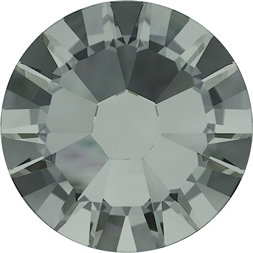 SWAROVSKI® Kristalle 2058 ohne Kleber SS07 (ca. 2.2mm) 100 Stück Black Diamond von SWAROVSKI