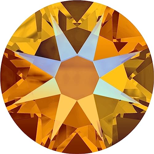 SWAROVSKI® Kristalle 2088 ohne Kleber SS16 (ca. 3.9mm) 100 Stück Tangerine Shimmer von SWAROVSKI