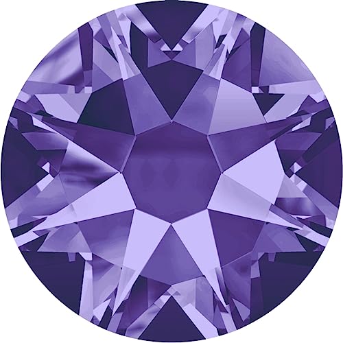 100 Stück SWAROVSKI® Kristalle 2088 ohne Kleber SS16 (ca. 3.9mm) Tanzanite von SWAROVSKI