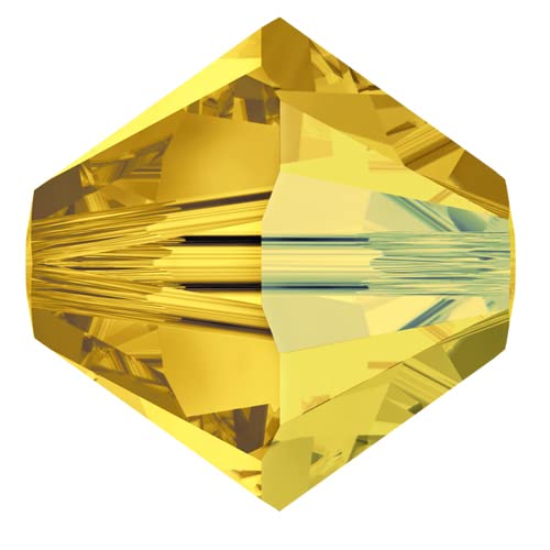Swarovski 15 Original Bicone Kristalle 4 mm 5301-5328 226 AB Light Topaz Swarovski 15 Original Bicone Kristalle 4 mm 5301-5328 226 AB Light Topaz von Swarovski