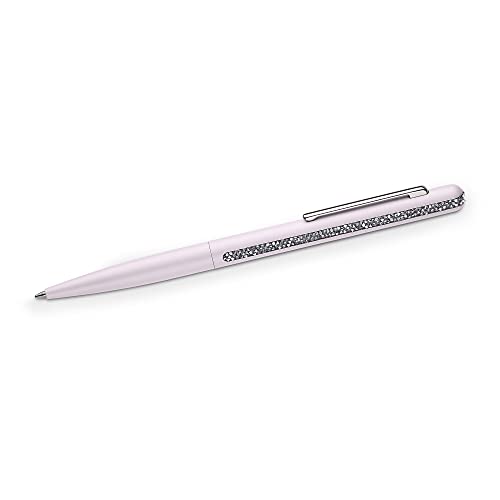 Swarovski Crystal Shimmer Kugelschreiber, Rosafarbener, Verchromter Stift mit Edlen Swarovski Kristallen von Swarovski