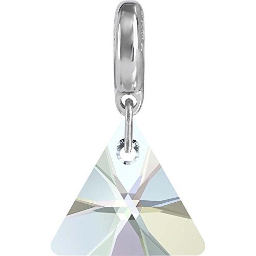 Swarovski KLOBRILLE BeCharmed Charm Dreieck Charme, Crystal AB, 12mm - Pack of 1 von Swarovski