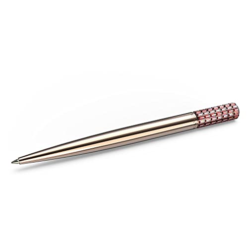 Swarovski Kugelschreiber, Rosafarbener Stift mit Roségold-Legierungsschicht und Edlen Swarovski Kristallen von Swarovski