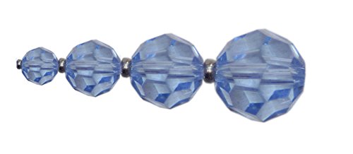 Swarovski Perlen rund 6mm • 12 Stück Glasschliffperlen • viele Farben zur Auswahl (light sapphire) von Swarovski