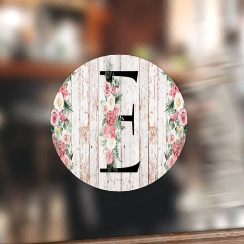 Swavecat 100 Stück Buchstabe E mit rosa und weißer Rose, runde Aufkleber, Vintage-Blumen-Monogramm, Initiale, Vinyl-Aufkleber für Party, Hochzeit, Gastgeschenk, Geburtstag, Geschenkkarten, 5,1 cm Swavecat 100 Stück Buchstabe E mit rosa und weißer Rose, runde Aufkleber, Vintage-Blumen-Monogramm, Initiale, Vinyl-Aufkleber für Party, Hochzeit, Gastgeschenk, Geburtstag, Geschenkkarten, 5,1 cm von Swavecat