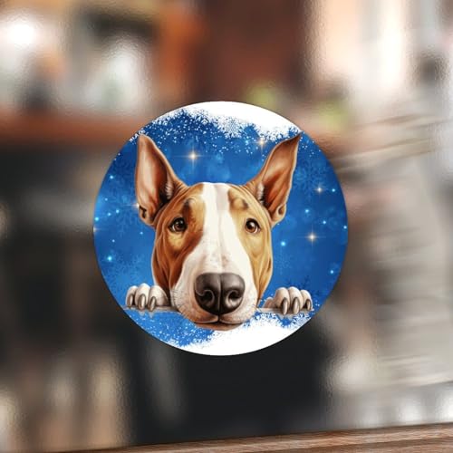 Swavecat Bullterrier Aufkleber, niedlich, lustig, Hund, Welpe, Bullterrier, Vinyl, rund, Valentinstag, Geschenkpapier, Partygeschenk, Scrapbooking, Zubehör für Geschenkanhänger, Karten, 10,2 cm, 50 Swavecat Bullterrier Aufkleber, niedlich, lustig, Hund, Welpe, Bullterrier, Vinyl, rund, Valentinstag, Geschenkpapier, Partygeschenk, Scrapbooking, Zubehör für Geschenkanhänger, Karten, 10,2 cm, 50 von Swavecat