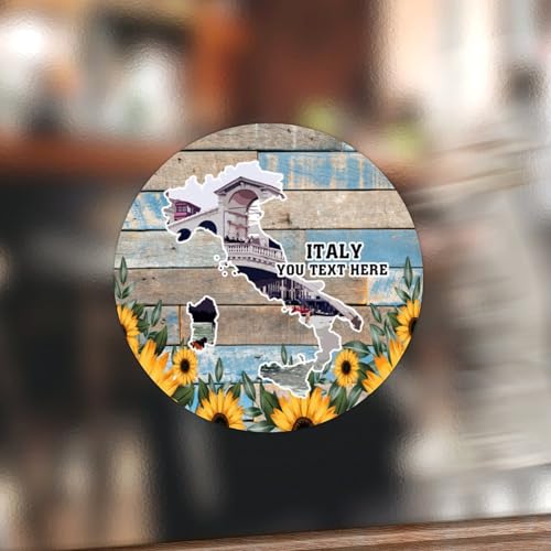 Swavecat Italienische Briefumschlagsiegel-Aufkleber, Italien-Landschaften, Stadtbild, individuelle Vinyl-Aufkleber, rund, Aufkleber für Autofenster, Wand, Flasche, Taschen, Box, Glas, 10,2 cm, 50 Swavecat Italienische Briefumschlagsiegel-Aufkleber, Italien-Landschaften, Stadtbild, individuelle Vinyl-Aufkleber, rund, Aufkleber für Autofenster, Wand, Flasche, Taschen, Box, Glas, 10,2 cm, 50 von Swavecat
