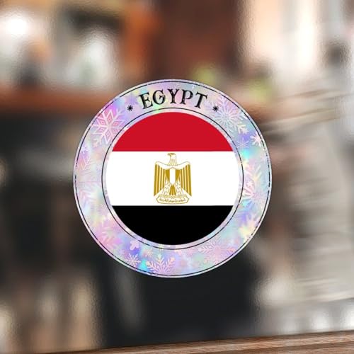 Swavecat Runde Aufkleber mit ägyptischer Flagge, Weltreisende, Geschenk, runder Aufkleber, Auto-Aufkleber, Ägypten, Vinyl-Aufkleber für Umschläge, Box und Geschenkverpackung, 5,1 cm, 100 Stück, runde Swavecat Runde Aufkleber mit ägyptischer Flagge, Weltreisende, Geschenk, runder Aufkleber, Auto-Aufkleber, Ägypten, Vinyl-Aufkleber für Umschläge, Box und Geschenkverpackung, 5,1 cm, 100 Stück, runde von Swavecat