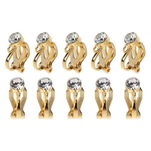 10 Stück/Set durchbohrt zum Anklippen von Ohrringen mit Strass-Ohrringen, Clip-Verschlüsse, hinterlässt keine Spuren, violett, durchbohrte Klammer-Ohrring-Konverter 10 Stück/Set durchbohrt zum Anklippen von Ohrringen mit Strass-Ohrringen, Clip-Verschlüsse, hinterlässt keine Spuren, violett, durchbohrte Klammer-Ohrring-Konverter von Sweeaau