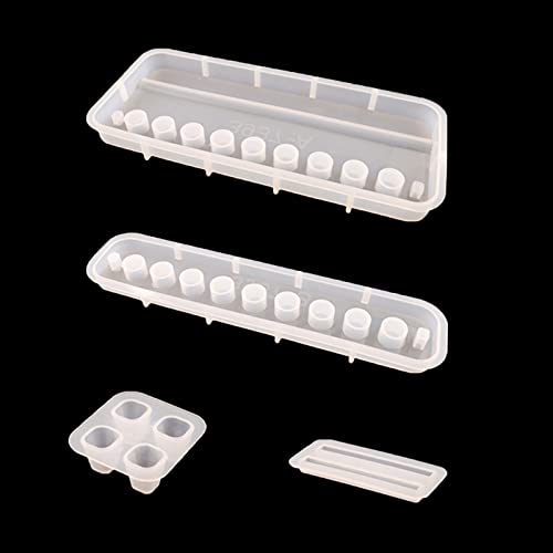 4 x Stifthalterform für Harzguss, Bleistift, Silikon, Epoxidharz, handgefertigt, Handwerk, Büro, Ornament, Bleistift, Silikonform 4 x Stifthalterform für Harzguss, Bleistift, Silikon, Epoxidharz, handgefertigt, Handwerk, Büro, Ornament, Bleistift, Silikonform von Sweeaau