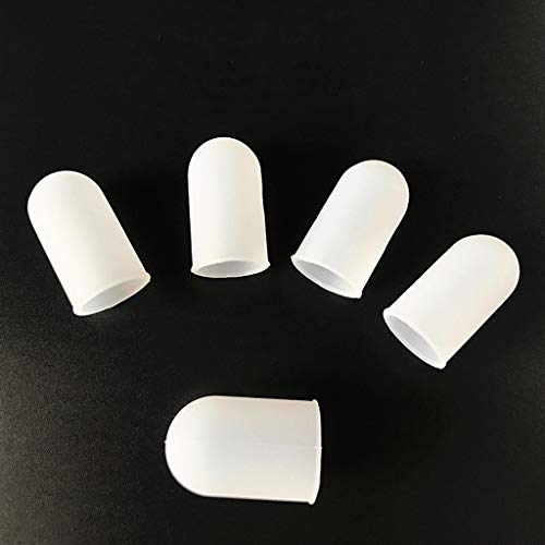 5 x rutschfeste Silikon-Fingerhülsen zur Schmuckherstellung 5 x rutschfeste Silikon-Fingerhülsen zur Schmuckherstellung von Sweeaau