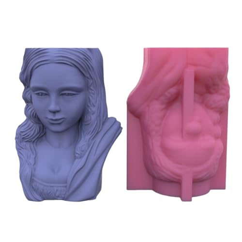 Blumentopf-Form für Mädchen, einfach zu verwendende Tonformen zum Basteln von Beton und Epoxidharz, Ton, Basteln, flexibel und leicht zu entformen, Silikon Blumentopf-Form für Mädchen, einfach zu verwendende Tonformen zum Basteln von Beton und Epoxidharz, Ton, Basteln, flexibel und leicht zu entformen, Silikon von Sweeaau
