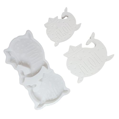 Flexible Wal-Silikonform für Zementdekoration, einzigartige, handgefertigte Dekoration, Silikonform Flexible Wal-Silikonform für Zementdekoration, einzigartige, handgefertigte Dekoration, Silikonform von Sweeaau