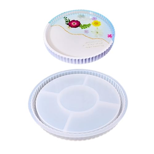 Flexibles, stabiles Silikon-Epoxidharz-Gießen in Blumenform für Handwerk und Heimdekoration, Silikonschale von Sweeaau