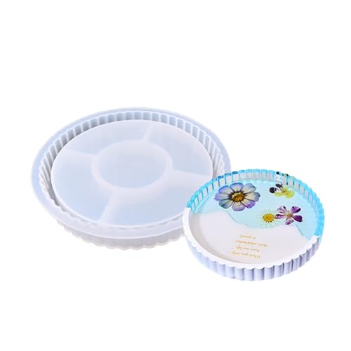 Flexibles, stabiles Silikon-Epoxidharz-Gießen in Blumenform für Handwerk und Heimdekoration, Silikonschale von Sweeaau