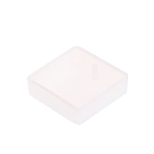 Geometrische Ohrring-Anhänger, Epoxidharz-Formen, Silikonform, Gepäckanhänger, Gießformen mit Loch für die Herstellung von Harzformen, quadratisch von Sweeaau