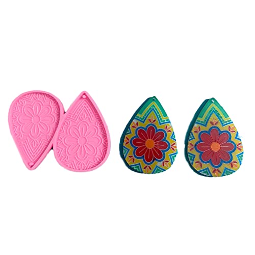 Handgefertigte Ohrringe, Epoxidharz, Ohrhänger, Silikon, Schmuck, Anhänger, Halskette, Gießwerkzeug, Silikonformen, Schmuckschatulle von Sweeaau