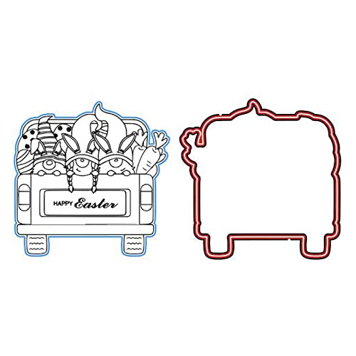 Kreative Oster-Stanzformen, Metallprägeschablone, Scrapbooking-Vorlage für Kinder, Erwachsene, Kartenherstellung, Albu Ostern, Stanzformen für Kartenherstellung von Sweeaau