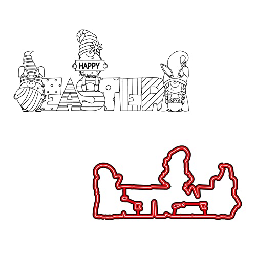 Kreative Oster-Stanzformen, Metallprägeschablone, Scrapbooking-Vorlage für Kinder, Erwachsene, Kartenherstellung, Albu Ostern, Stanzformen für Kartenherstellung Kreative Oster-Stanzformen, Metallprägeschablone, Scrapbooking-Vorlage für Kinder, Erwachsene, Kartenherstellung, Albu Ostern, Stanzformen für Kartenherstellung von Sweeaau