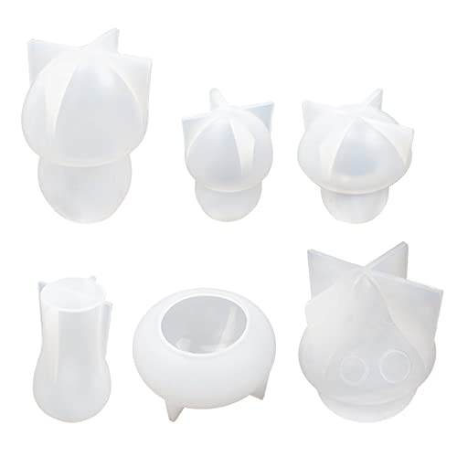 Kristalltropfen-Gipsschleifmittel, dreidimensional, Pilz, Schmuck, Ornamente, Anhänger, Silikonform, Dekoration, Formen aus Silikon Kristalltropfen-Gipsschleifmittel, dreidimensional, Pilz, Schmuck, Ornamente, Anhänger, Silikonform, Dekoration, Formen aus Silikon von Sweeaau