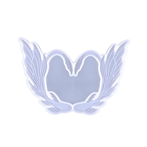 Schmuck-Epoxidharz-Formen, Engelsflügel-Ohrringe, Silikonformen, Harz, Ohrmanschette, Gießform für Damen, Ohrringe, Anhänger, Engelsflügel, Form für Ornamente von Sweeaau