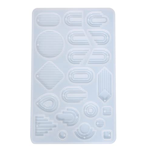 Silikonform für Ohrringe, Schlüsselanhänger, Epoxidharz, Schmuckherstellung, handgefertigt, Schmuckherstellung, Anhänger, Kunst, Silikonform für Ohrringe von Sweeaau